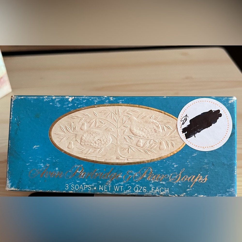 Vintage 1960's‎ AVON Partridge & Pear Soaps in Box collectible